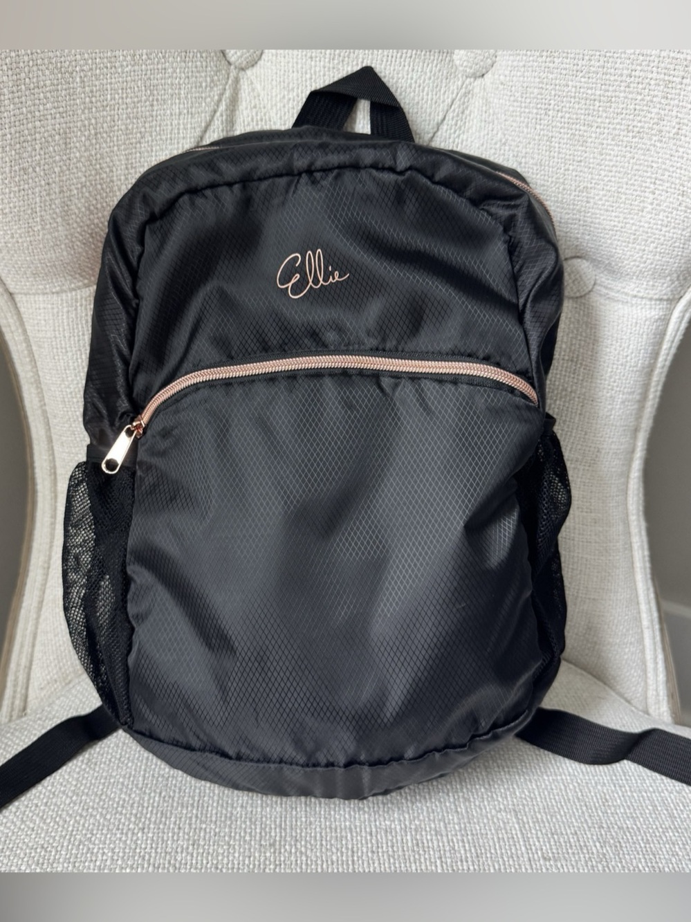 NWT Ellie Lightweight Workout Backpack Black